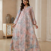 Saudi Embroidered Bead Robe – Dubai Elegant Dress