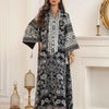Multicolor Embroidered Sequin Abaya – Beige Eid Dress