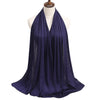 Soft Cotton Jersey Hijab – Long Plain Stretch Scarf