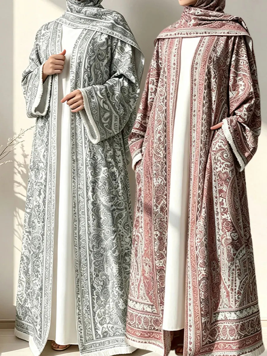 Tassel Abaya Kimono – Dubai Modest Fashion Dress