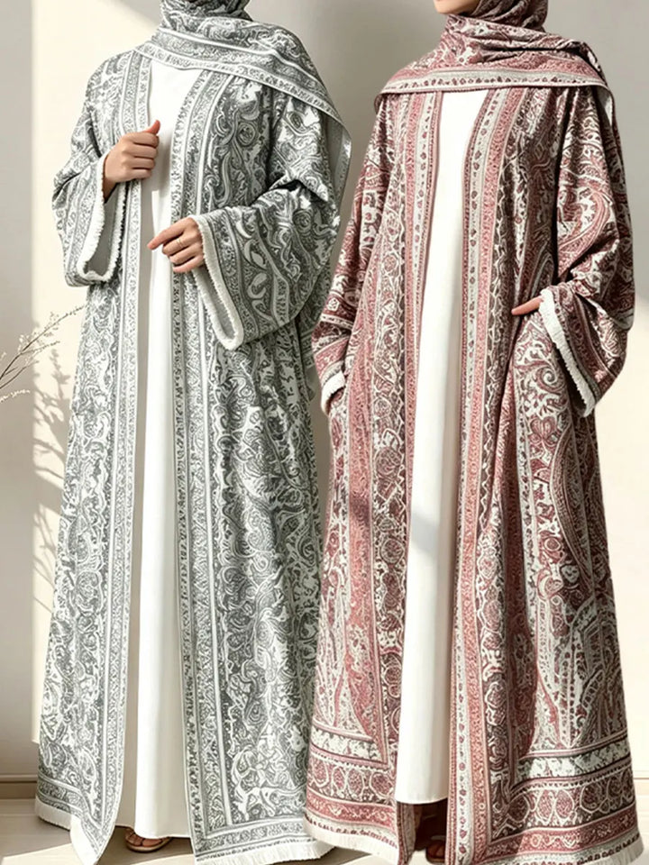 Tassel Abaya Kimono – Dubai Modest Fashion Dress