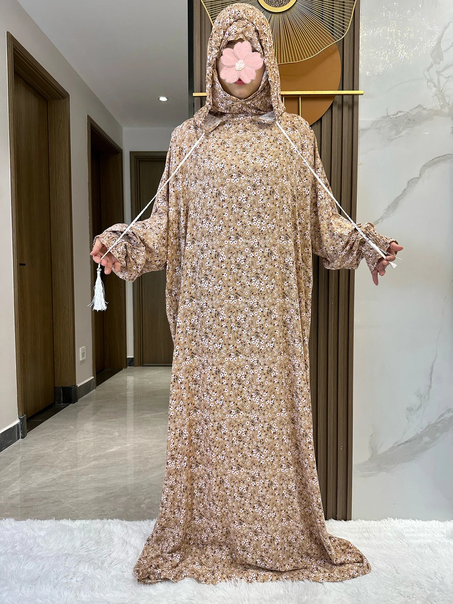 New Ramadan Muslim Two Hats Abaya