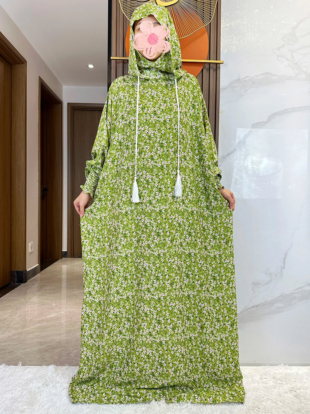 New Ramadan Muslim Two Hats Abaya