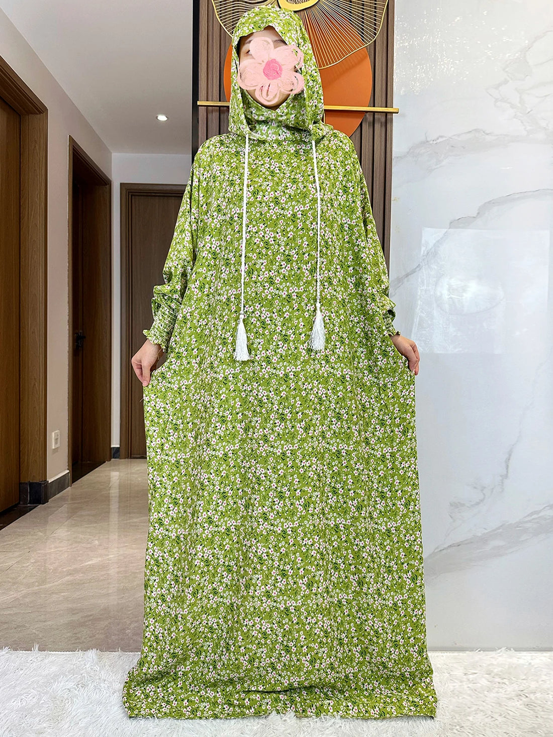 New Ramadan Muslim Two Hats Abaya