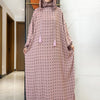 Latest Ramadan Soft Cotton Prayer Abaya Double Hats
