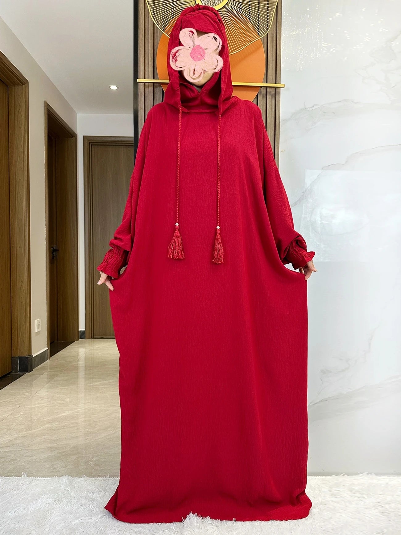 Candy Color Women Cotton Abayas