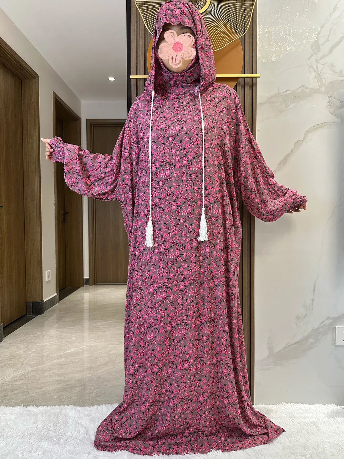 New Ramadan Muslim Two Hats Abaya