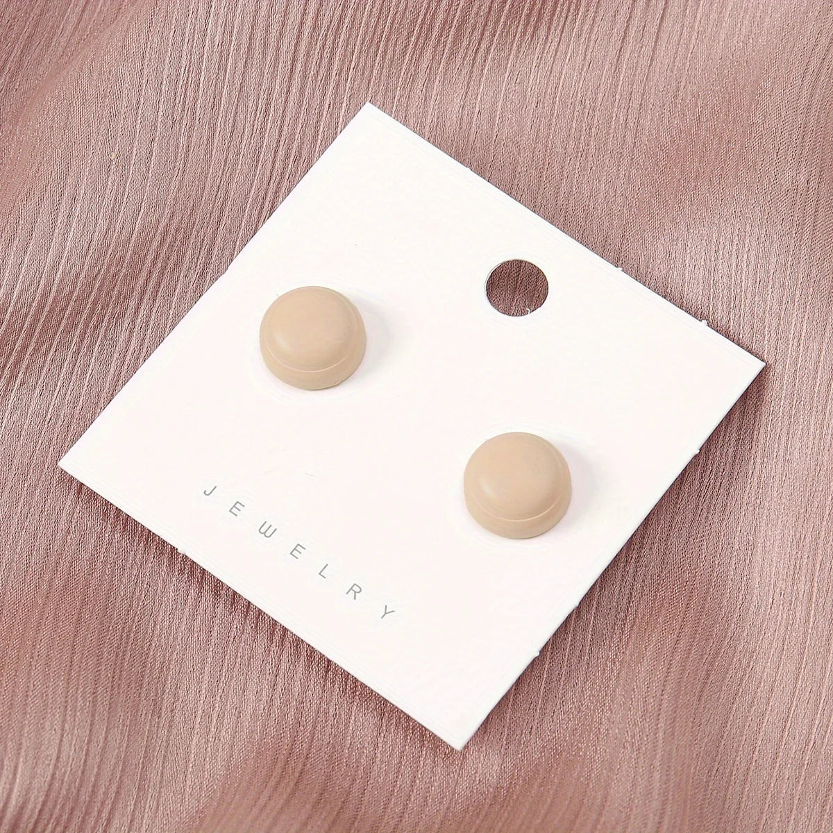 Magnetic Hijab Scarf Brooch Pins – Elegant Round Design, 2 Pairs