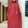 Latest Ramadan Soft Cotton Prayer Abaya Double Hats