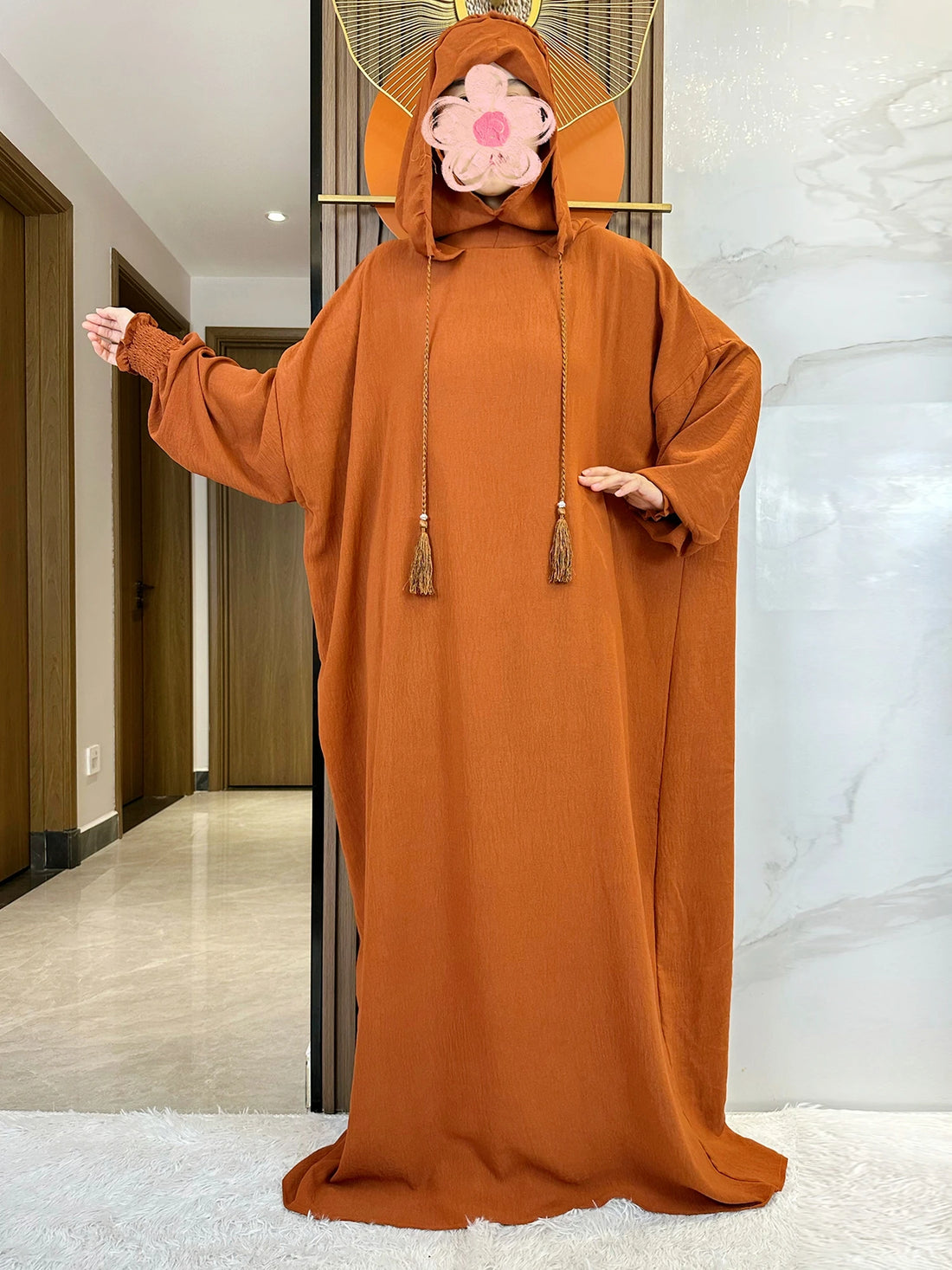 Candy Color Women Cotton Abayas