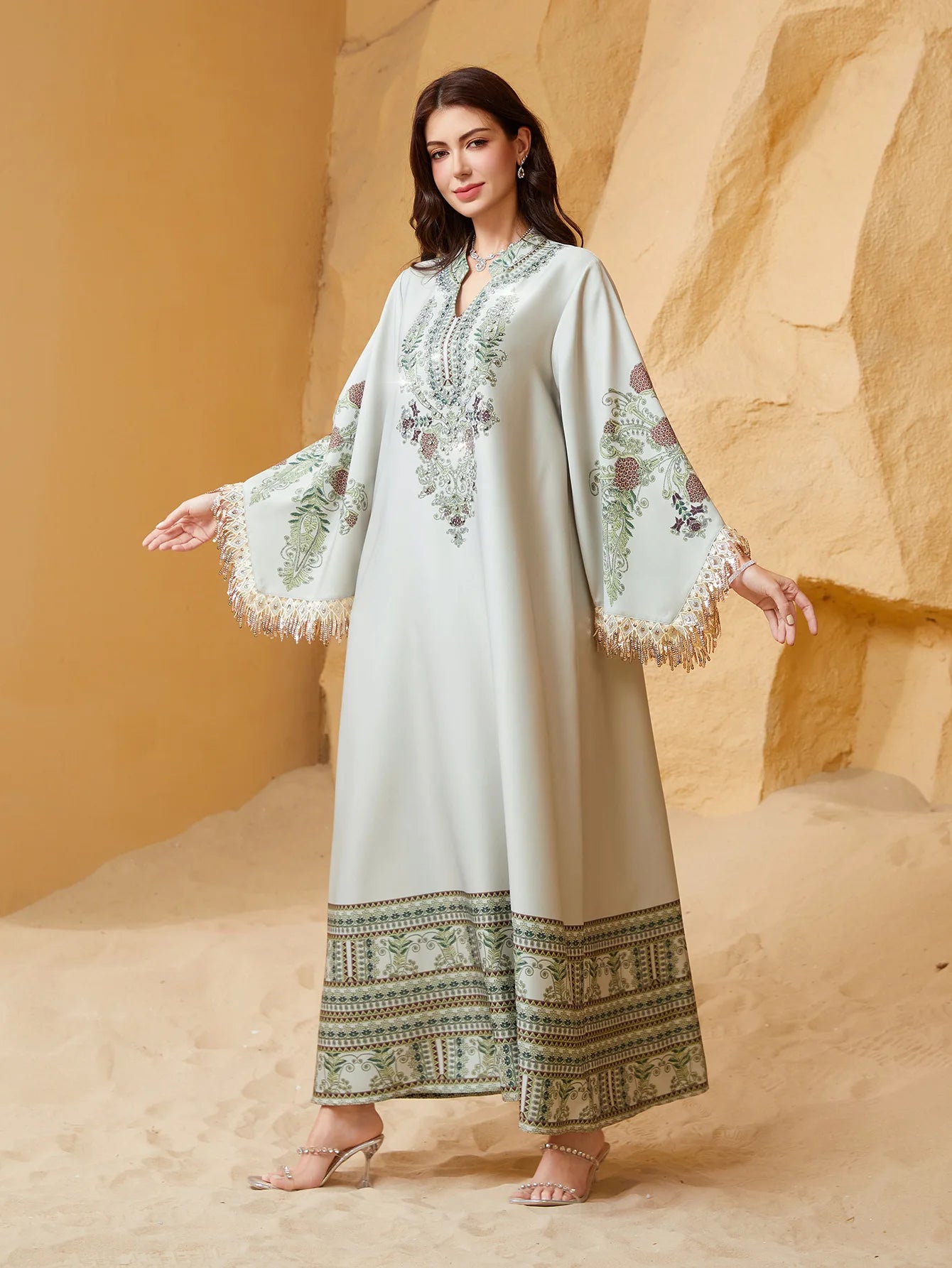 Tassel Kaftan Abaya – Eid Party Dress
