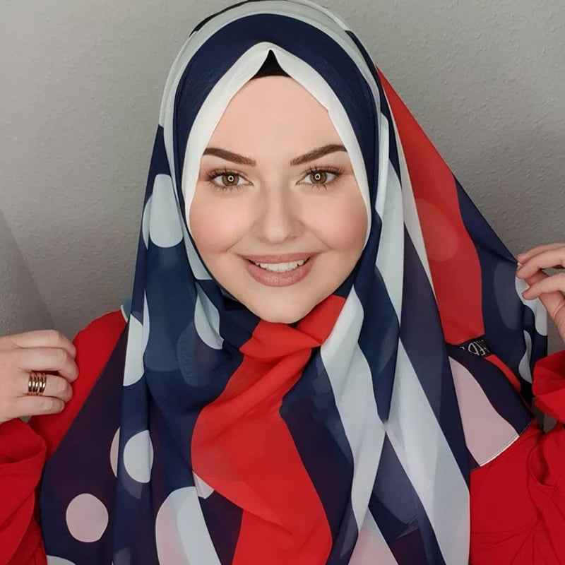 Instant Chiffon Turban Hijab – Stylish Stretch Head Wrap