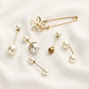 Elegant Pearl Hijab Brooch Pins – Stylish Mixed-Color Scarf Accessories