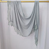Lace Edge Modal Hijab Scarf – Breathable Cotton Turban Shawl