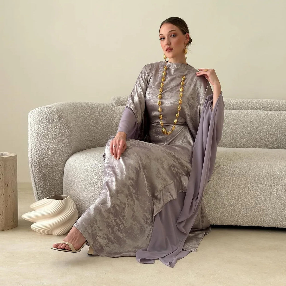 Eid Women Dress Muslim Abaya Vestidos Largos Party Caftan