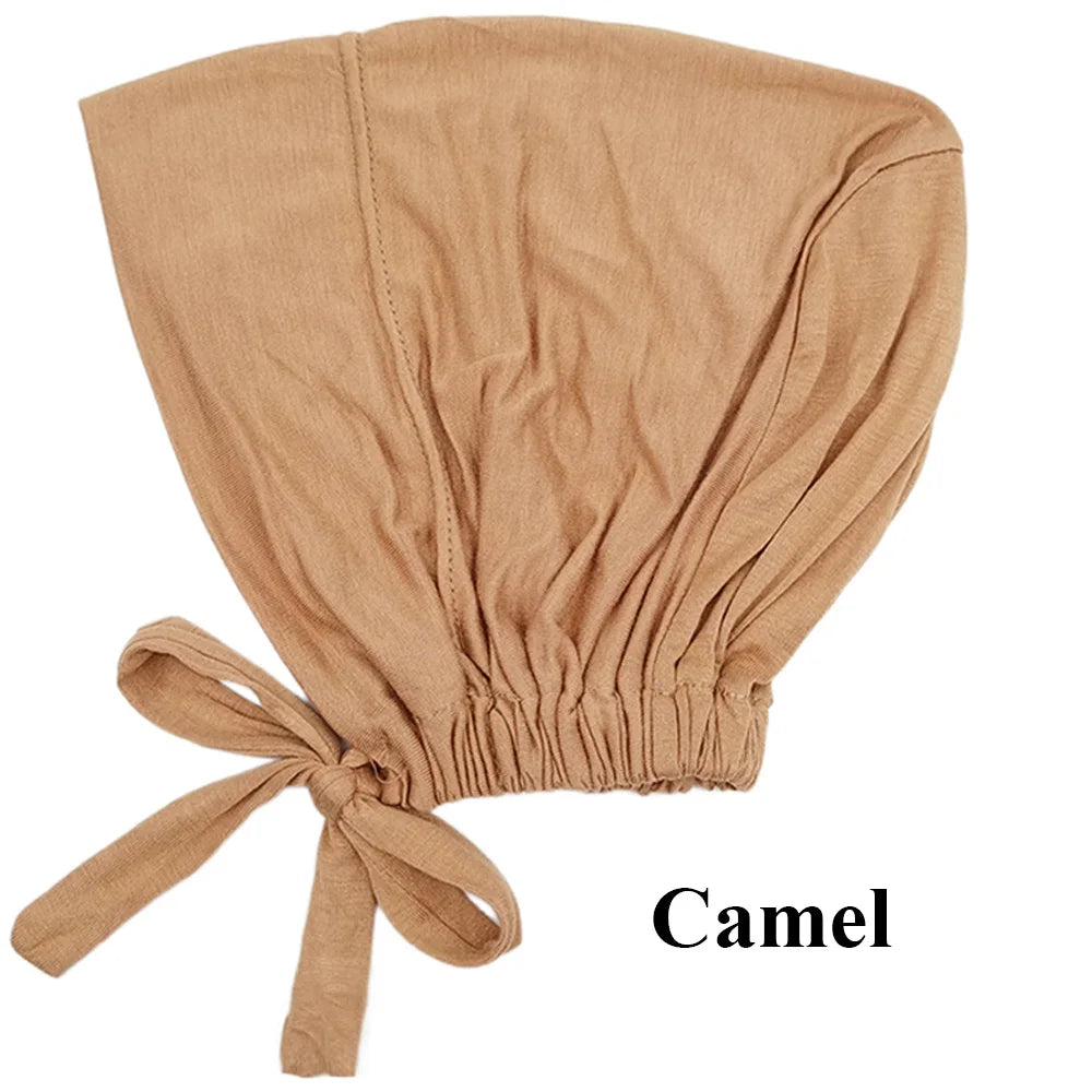Soft Modal Inner Hijab Cap – Islamic Underscarf Bonnet