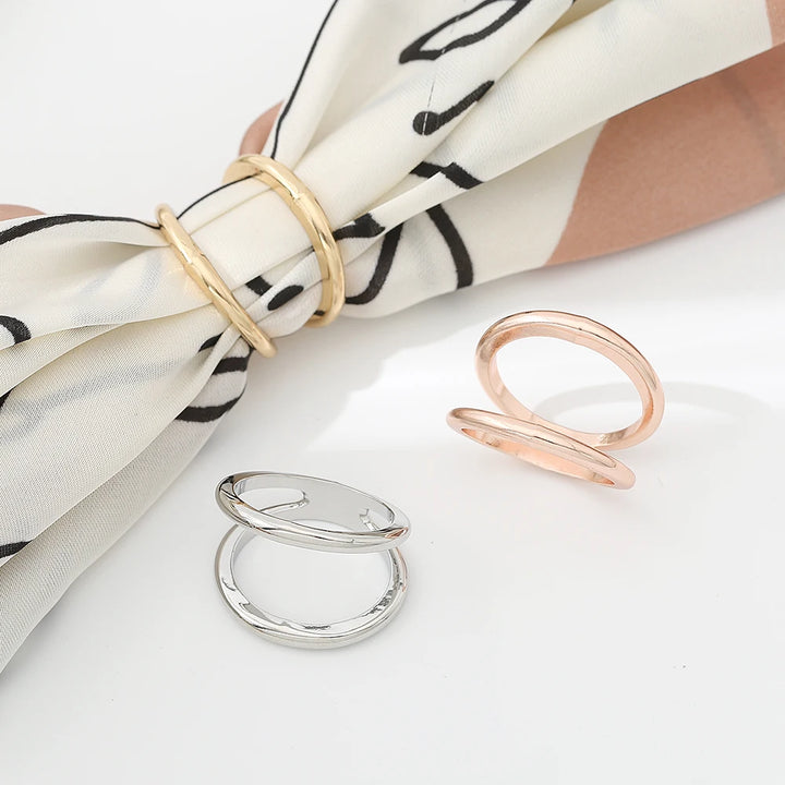 Elegant Alloy Hijab Scarf Clip – Stylish Decorative Brooch for Women