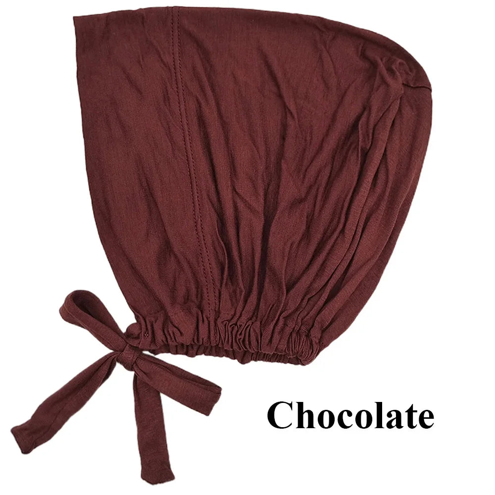 Soft Modal Inner Hijab Cap – Islamic Underscarf Bonnet