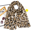 Voile Leopard Print Headscarf – Luxury Fashion Shawl