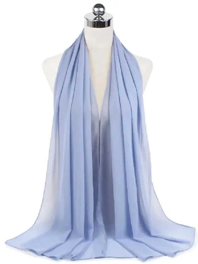 Ready-to-Wear Chiffon Hijab – Elegant Solid Color Instant Headscarf