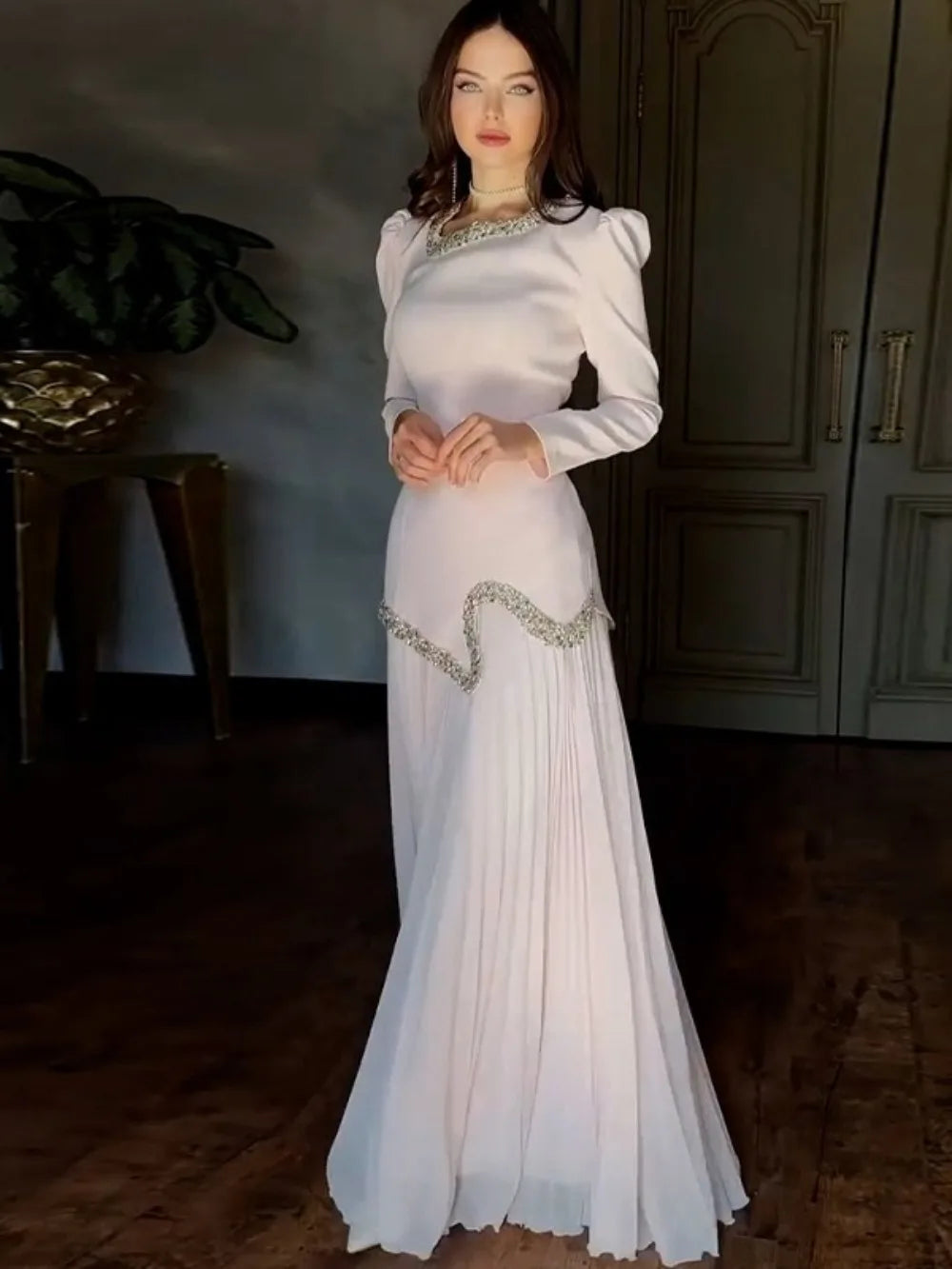 Eid Abaya Women Dress Muslim Jalabiya
