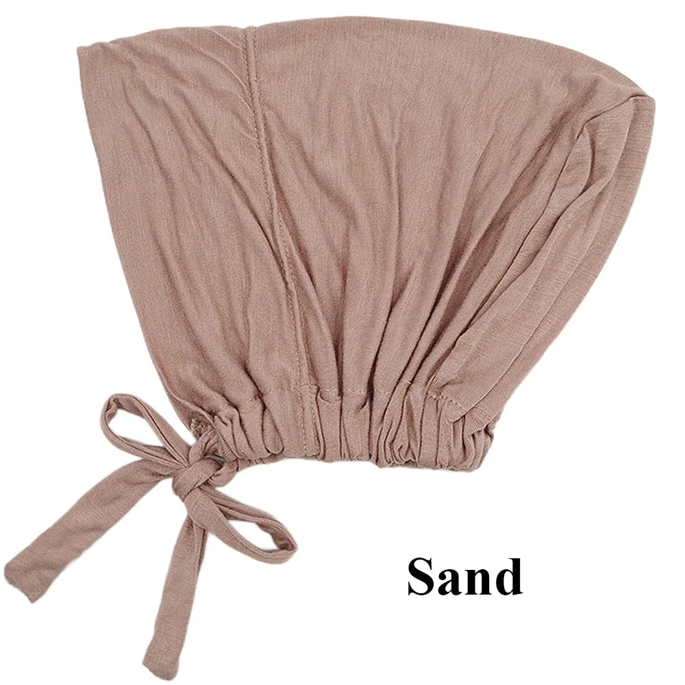 Soft Modal Inner Hijab Cap – Islamic Underscarf Bonnet