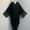 Eid Muslim Women Abaya Embroidery Modest Dresses Jalabiya