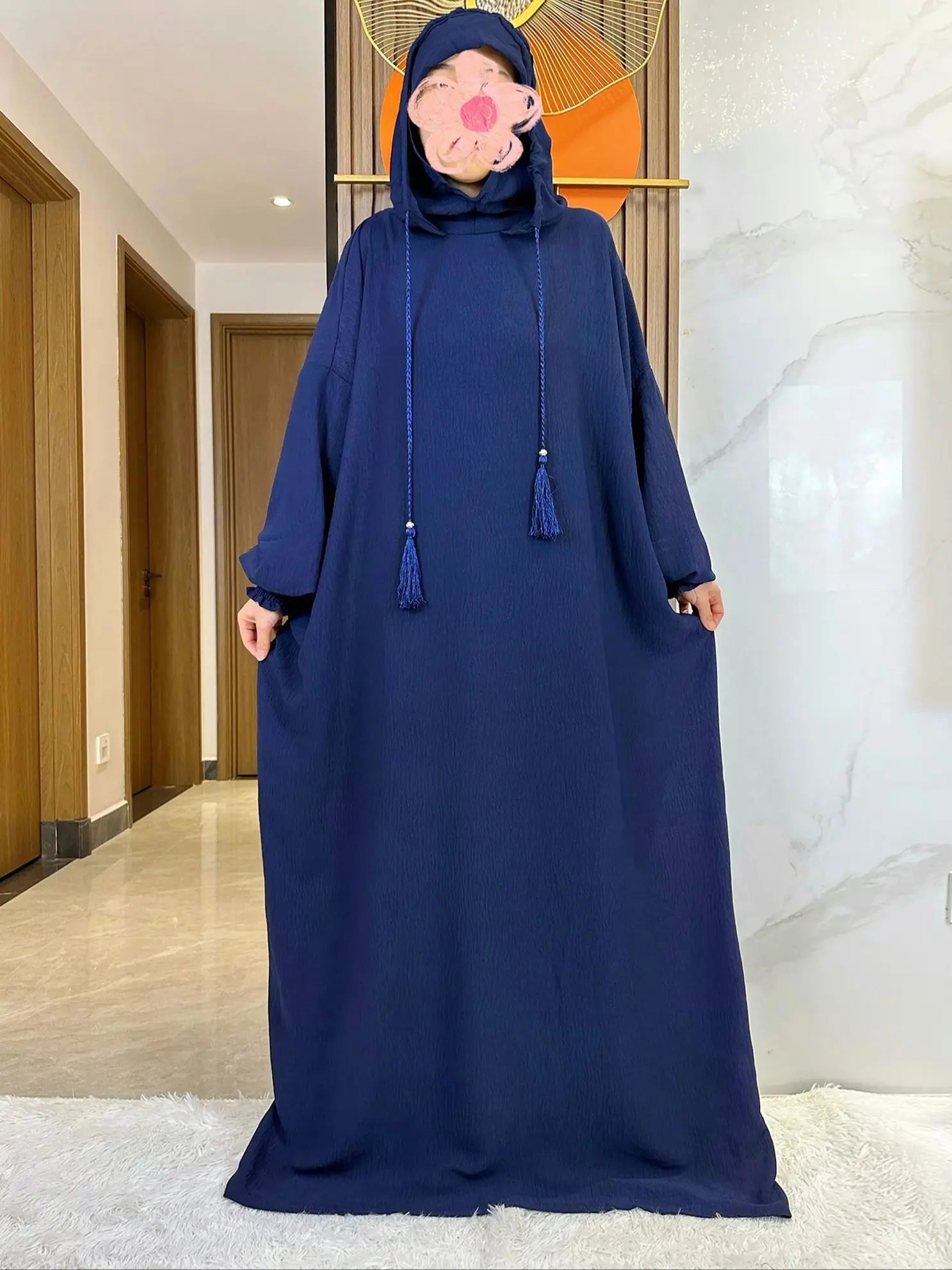 Candy Color Women Cotton Abayas