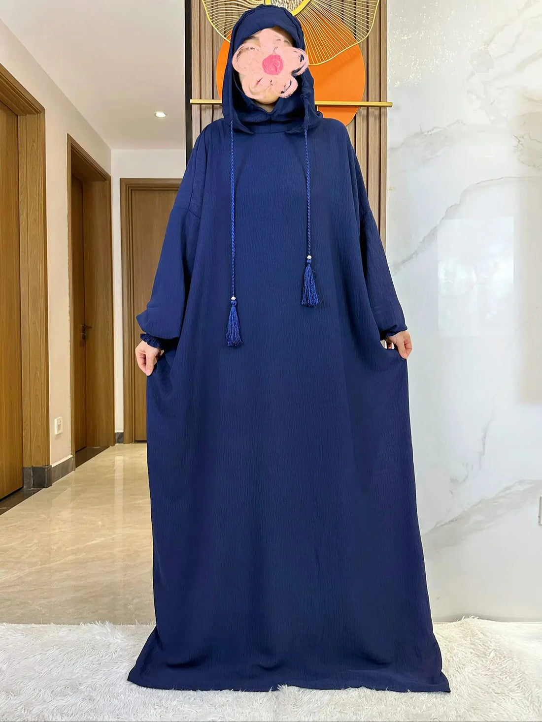 Candy Color Women Cotton Abayas