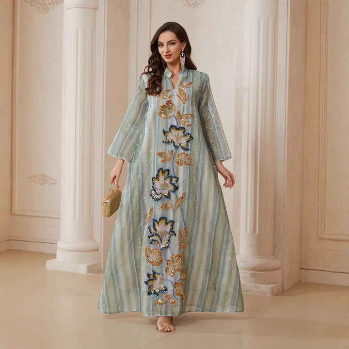 Sequin Party Abaya – Eid Muslim Dress
