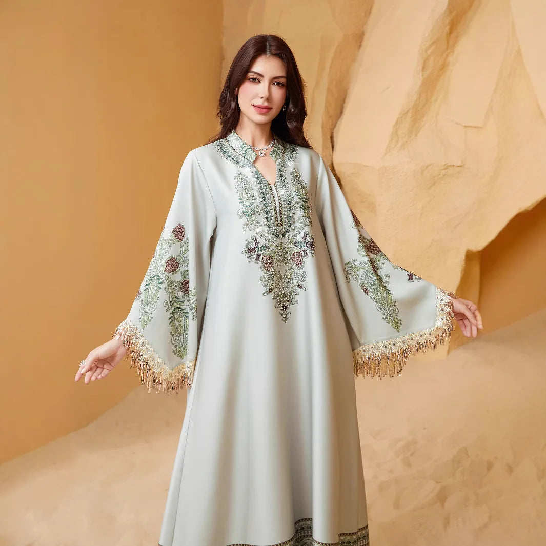 Tassel Kaftan Abaya – Eid Party Dress