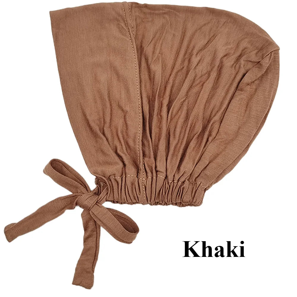 Soft Modal Inner Hijab Cap – Islamic Underscarf Bonnet