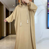 Candy Color Women Cotton Abayas