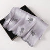 90×90cm Floral Embroidery Chiffon Hijab – Lightweight Shimmer Scarf