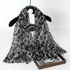 Voile Leopard Print Headscarf – Luxury Fashion Shawl