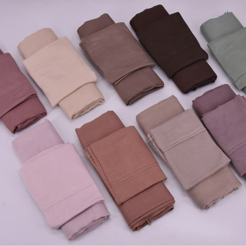 Modal Hijab with Undercap Set – 84 Colors Available