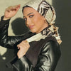 2-Piece Leopard Print Color-Block Scarf Set – Chic Fashion Wrap