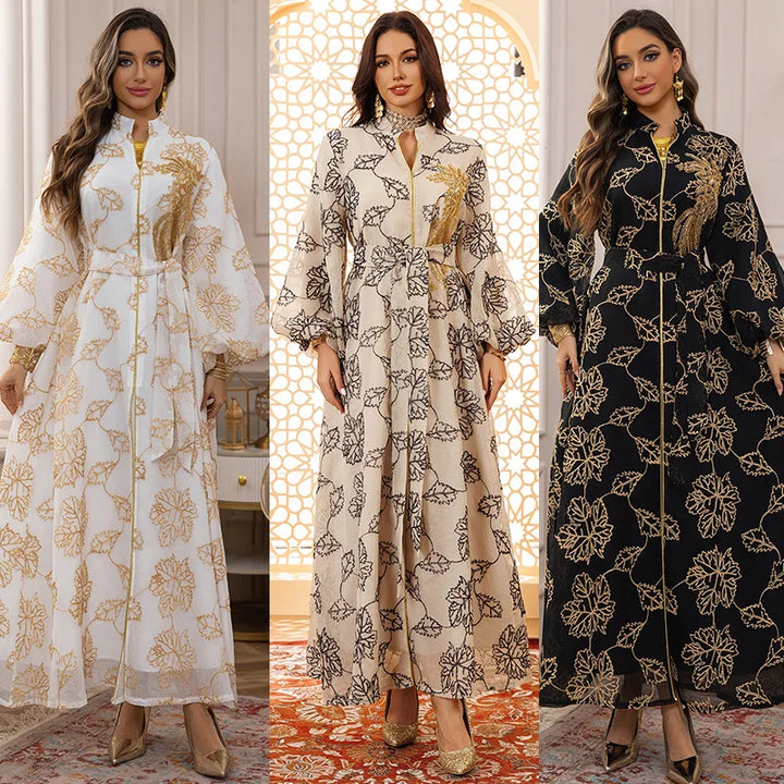 Muslim Women Dress Abaya for Eid Party Dresses