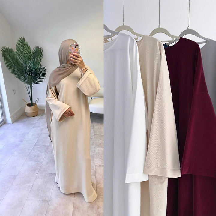 Eid Dress Abaya Women Jalabiya Dubai Muslim Modest Vestidos Morocco Dresses