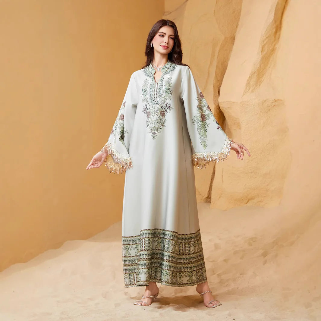 Tassel Kaftan Abaya – Eid Party Dress