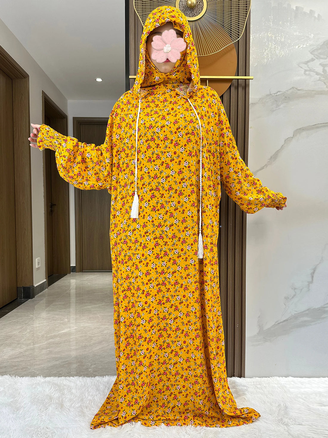 New Ramadan Muslim Two Hats Abaya