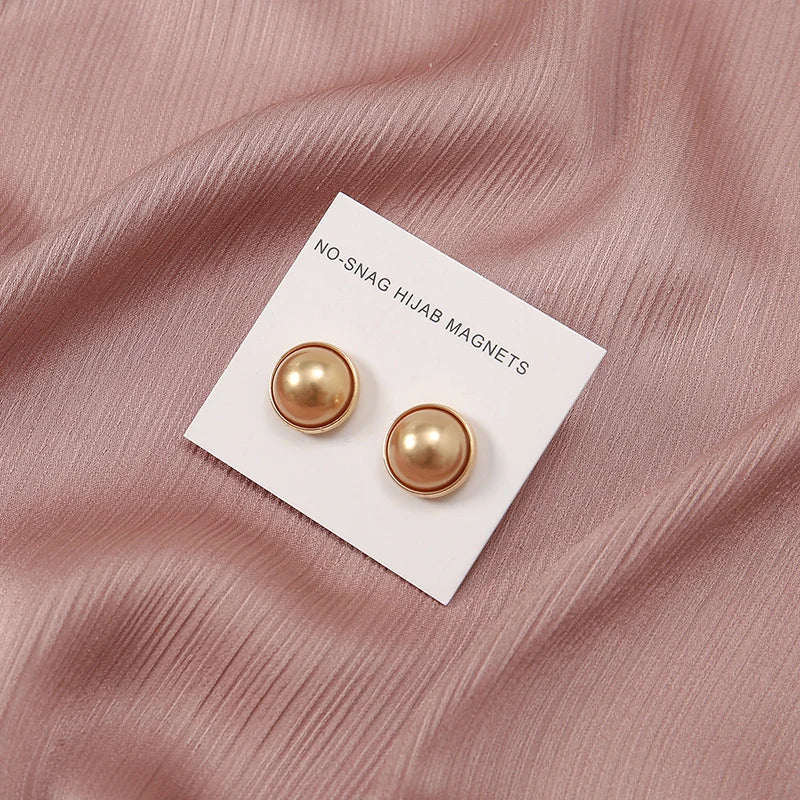 Strong Magnetic Hijab Pin – No Hole Scarf Clip