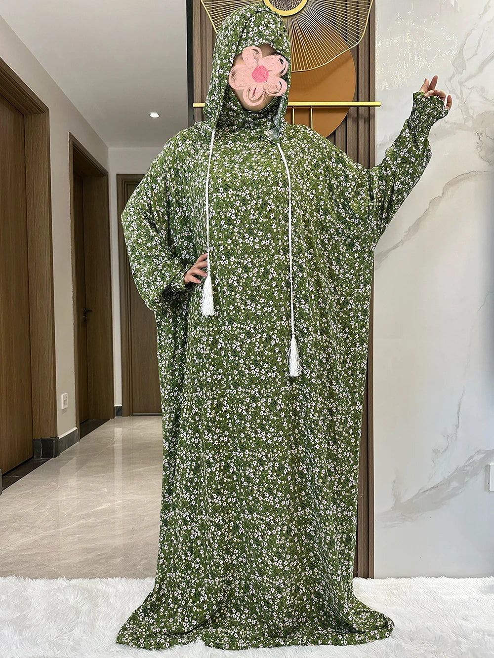 New Ramadan Muslim Two Hats Abaya