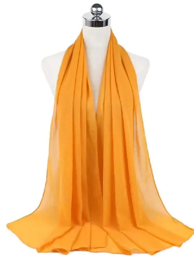 Ready-to-Wear Chiffon Hijab – Elegant Solid Color Instant Headscarf