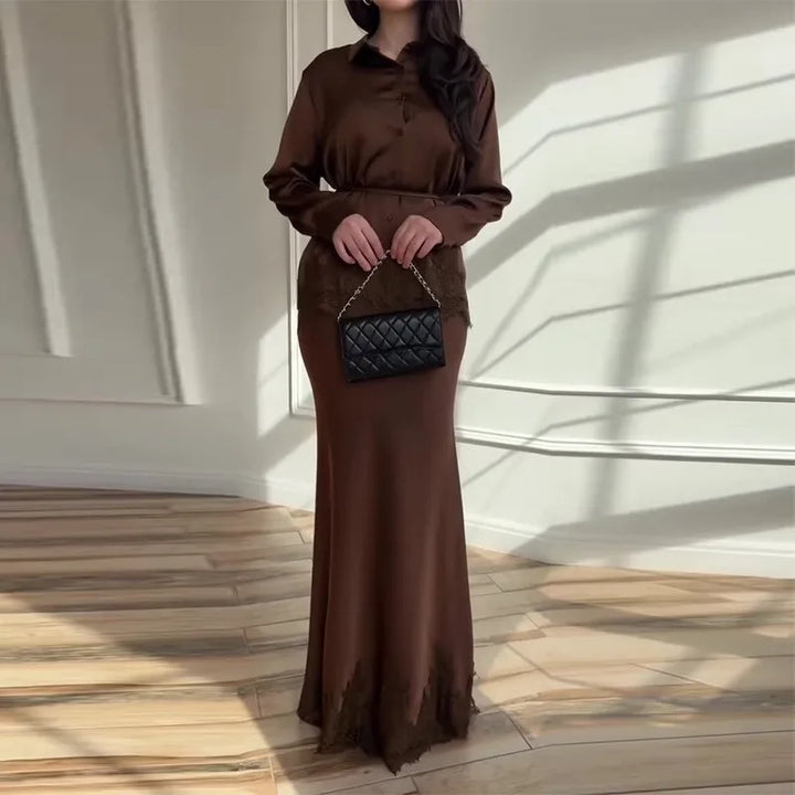 Women Two Piece Sets Skirt