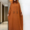 Latest Ramadan Soft Cotton Prayer Abaya Double Hats