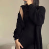 Dress Sets Knit Women Two Piece Set