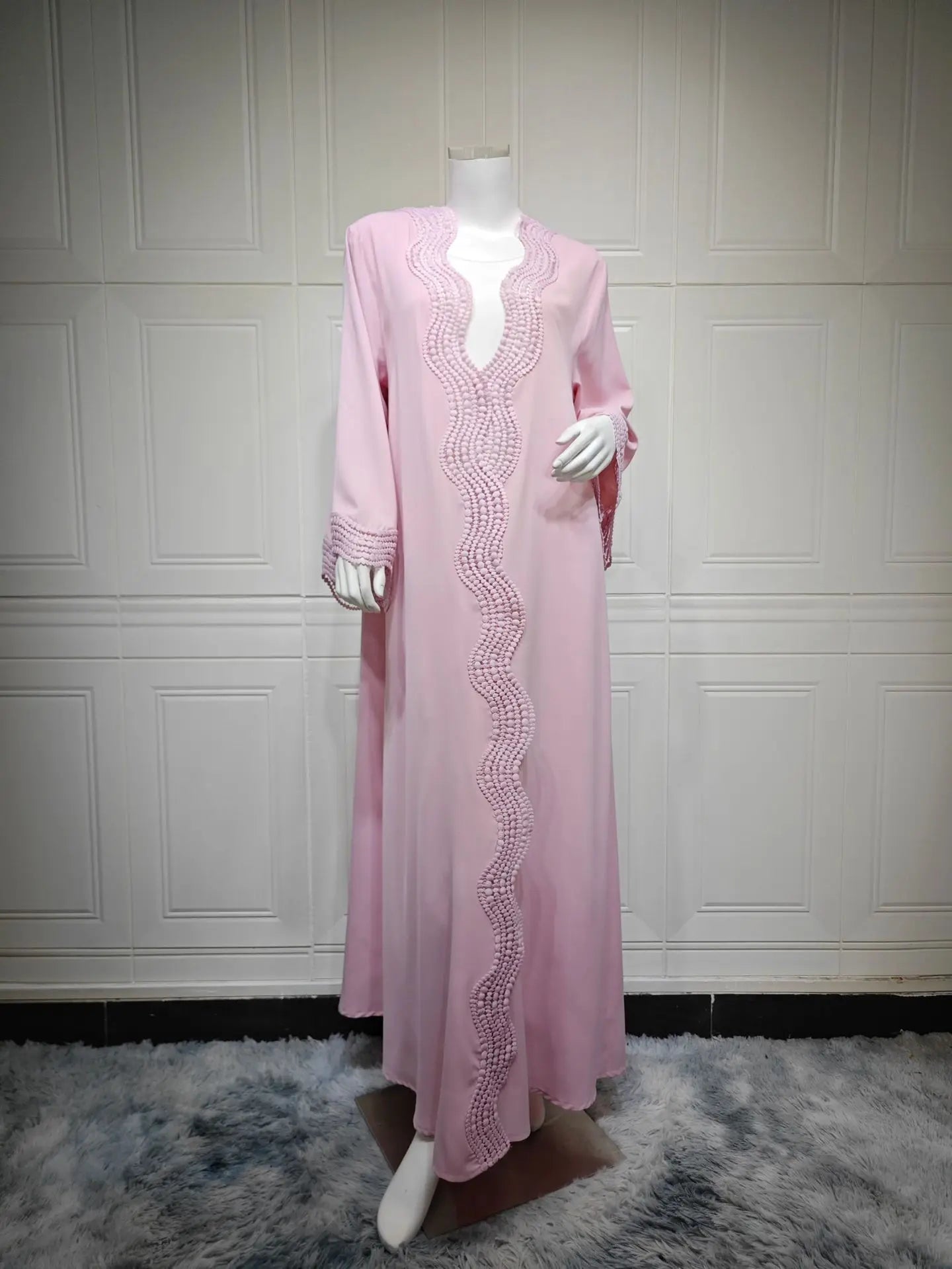 Dubai Open Abaya – Casual Maxi Kaftan Dress