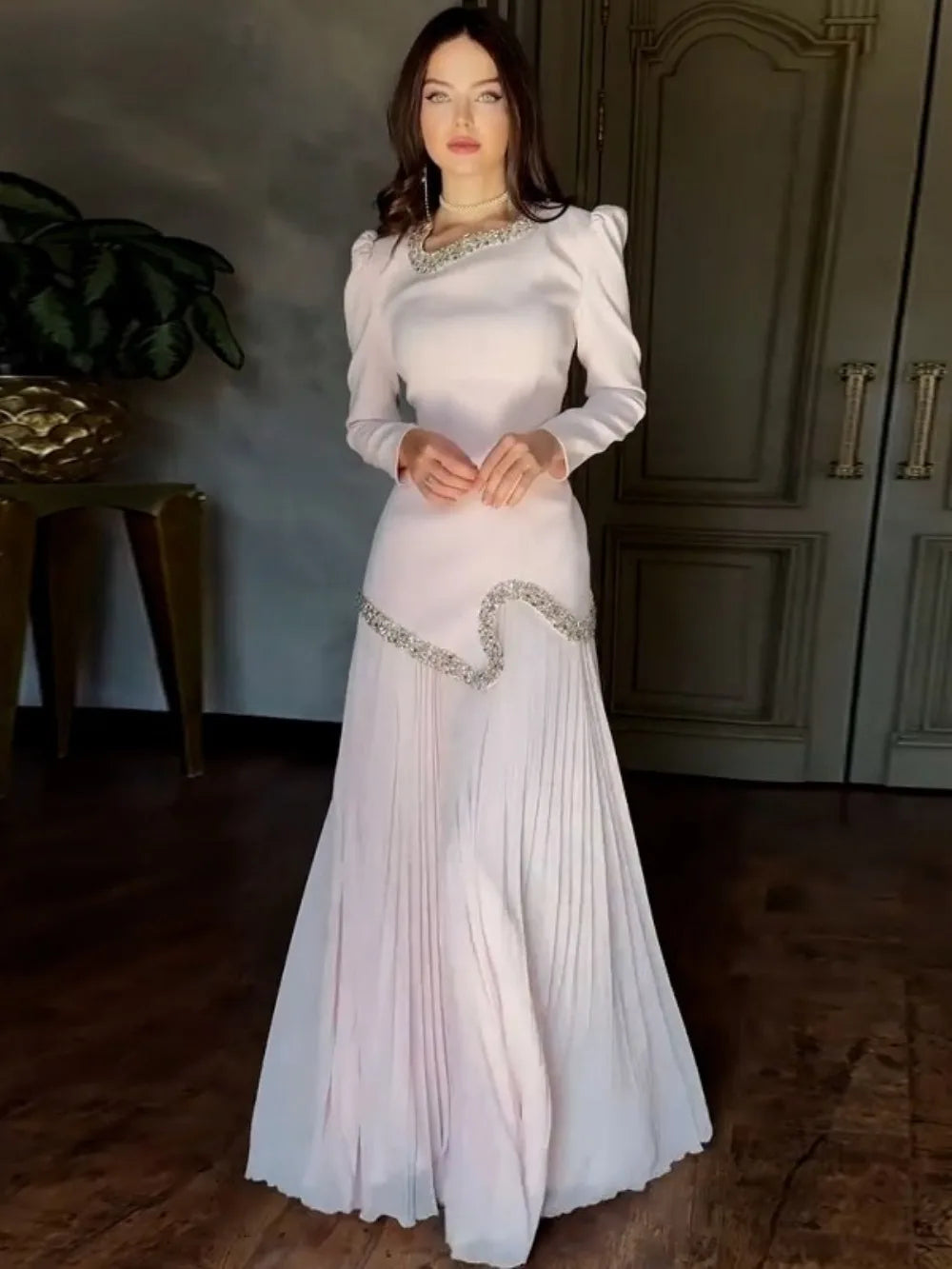 Eid Abaya Women Dress Muslim Jalabiya