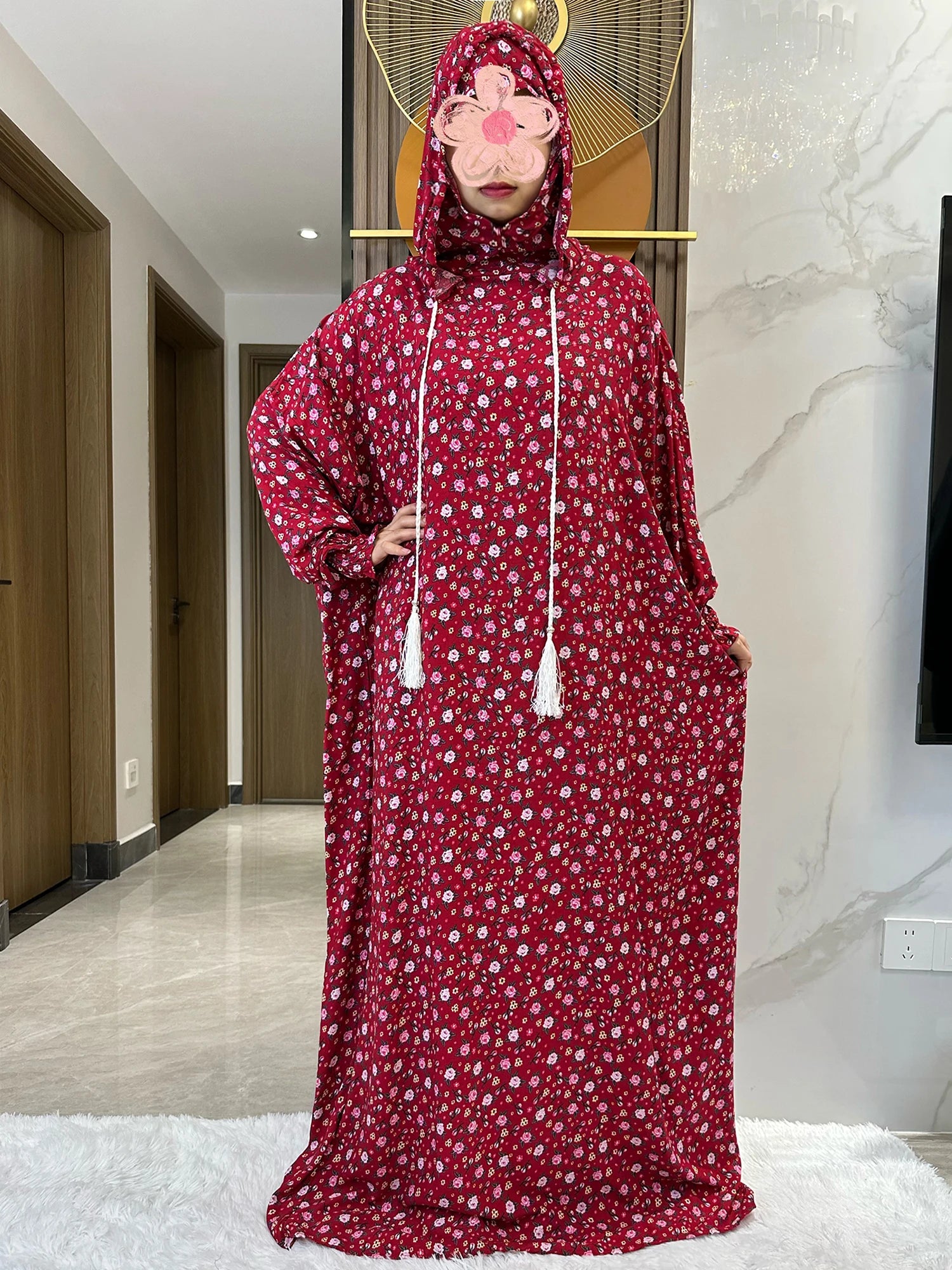 New Ramadan Muslim Two Hats Abaya